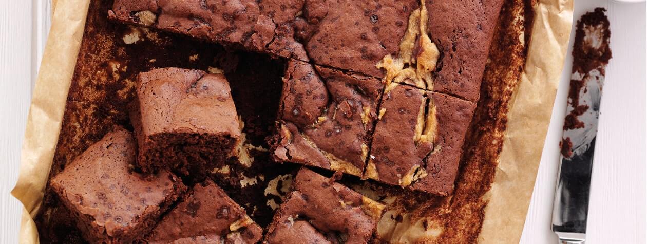 Peanut Butter & Maple Brownies