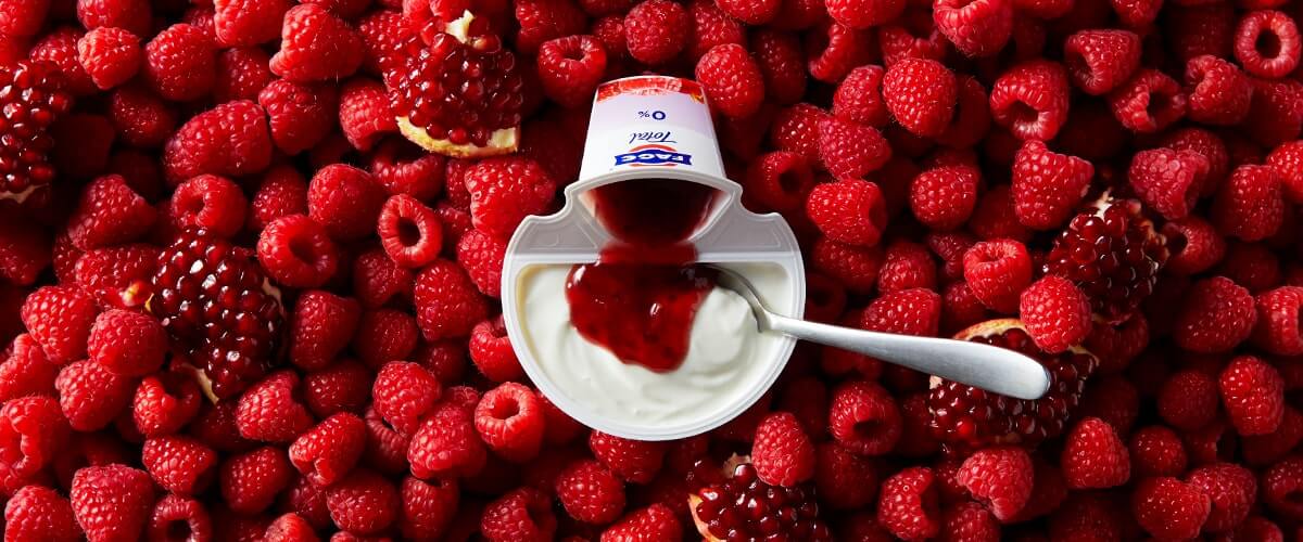Raspberry & Pomegranate Split Cup Yoghurt