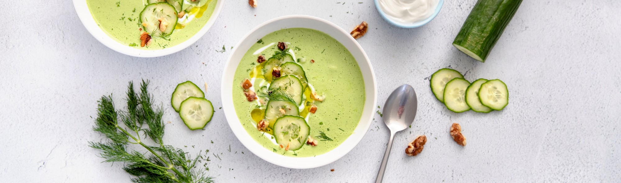 Cold Yoghurt and Cucumber Soup