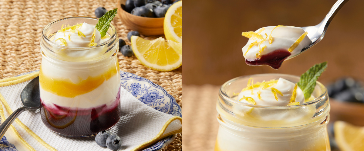 Lemon-Blueberry Yoghurt Parfait 