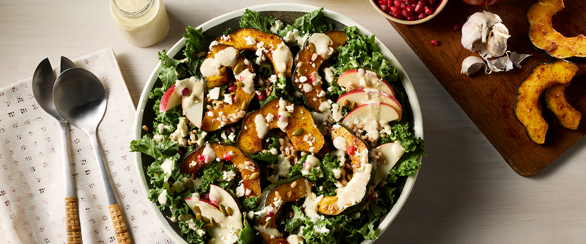 Harvest Salad with Yoghurt Dressing