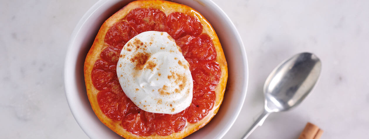 Baked Grapefruit with FAGE Total & Cinnamon